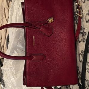 Michael Kors Cherry Red Shoulder Bag